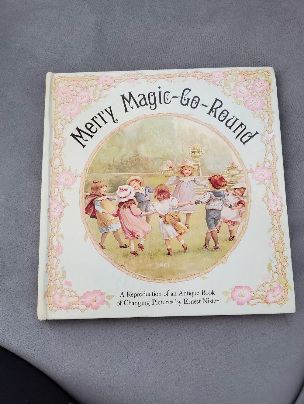 Merry magic go round vintage victorian kids book reproduction